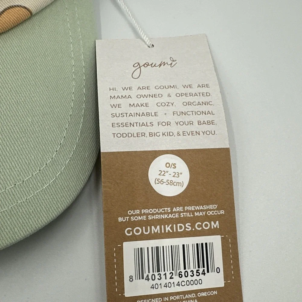 GOUMI Cap Hat StrapBack Adjustable Beach Palm Surf 22-23